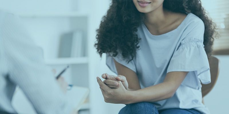 Woman in a counseling sessions