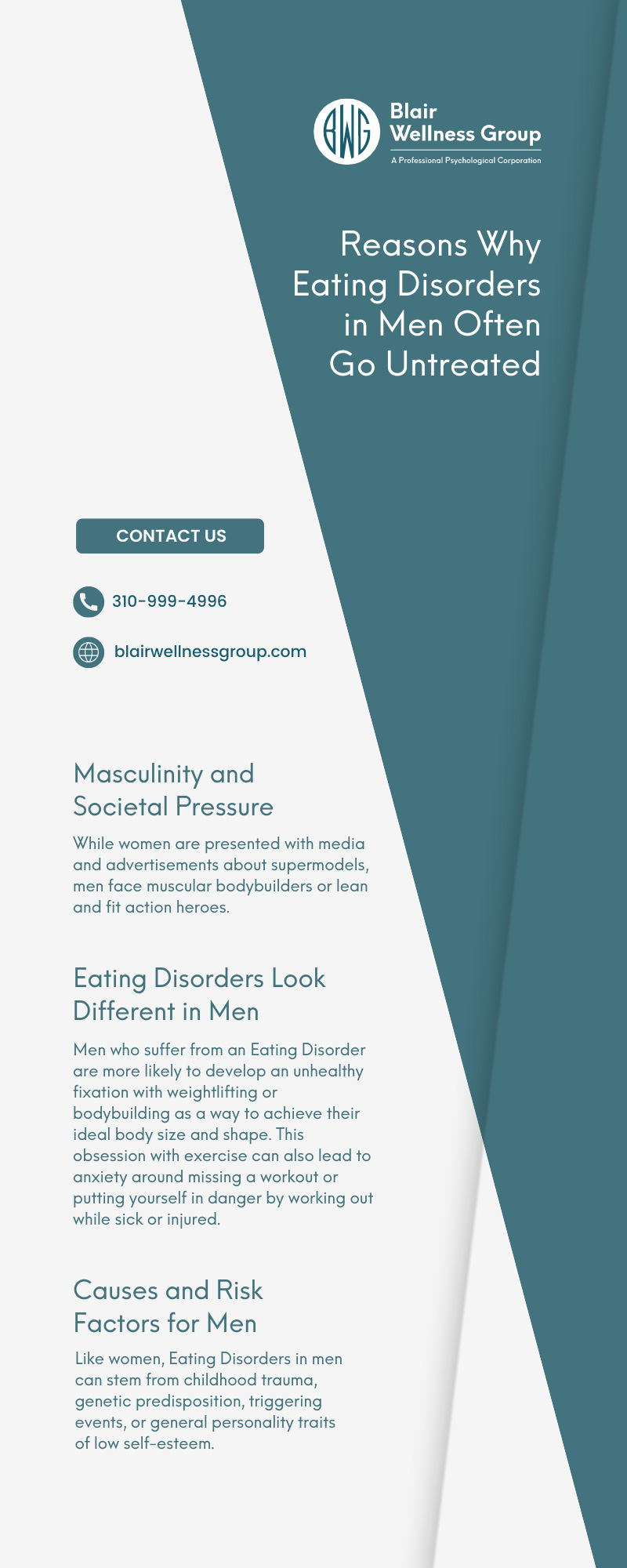 Reasons Why Eating Disorders in Men Often Go Untreated